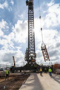 تاور کرین چگونه نصب می شود